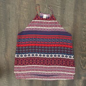 Multicolored Paper Crane Tank - Women’s S